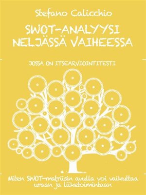 cover image of SWOT-ANALYYSI NELJÄSSÄ VAIHEESSA. Kuinka käyttää SWOT-matriisia uran ja liiketoiminnan edistämiseen.